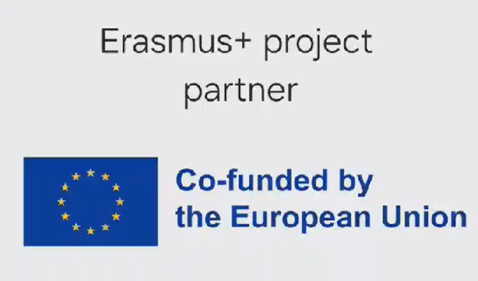 Grafika Erasmus+ projekt, sofinancira Evropska unija