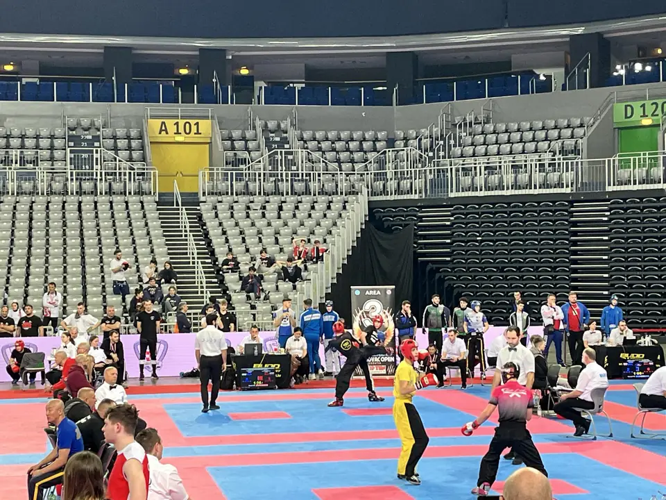 Dvorana kickboxing evropskega pokala v Zagrebu